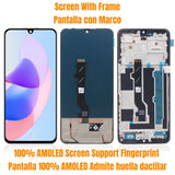 Replacement AMOLED Display Touch Screen With Frame for TCL 30 5G T776H 30 T676H 30+ T676K T676J
