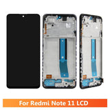 Replacement AMOLED LCD Display Touch Screen With Frame for Xiaomi Redmi Note 11 2201117TI 2201117TG