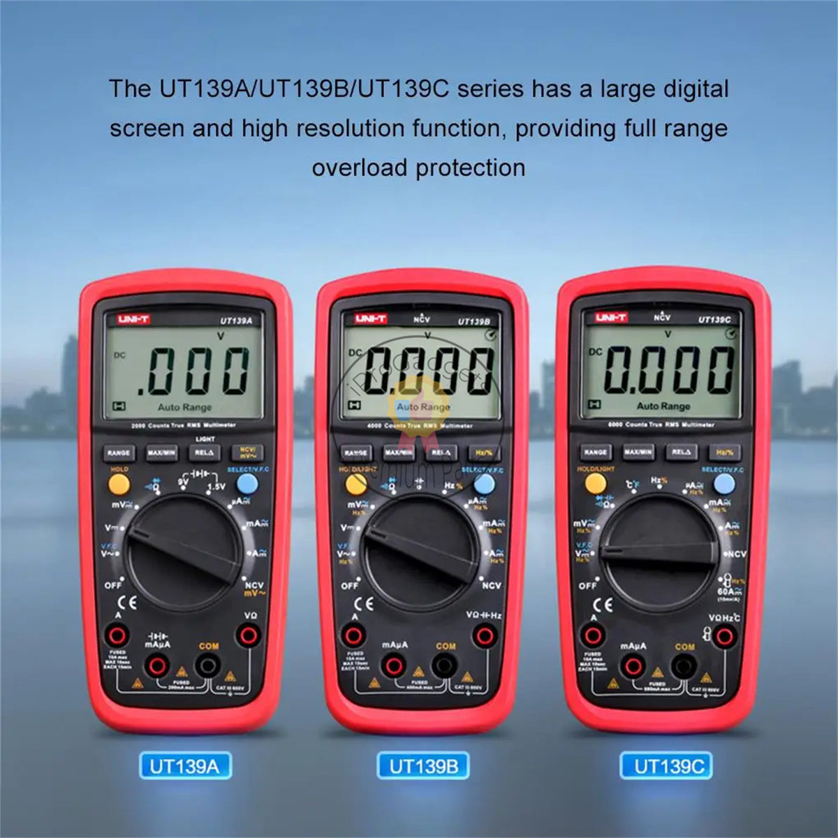 UNI-T UT139A UT139B UT139C True RMS Digital Multimeter Ohmmeter ...