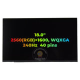 Replacement New Display NE180QDM-NZ2 V8.0 18.0 inch IPS 240Hz 2560x1600 40 PINS Laptop LCD Screen Panel