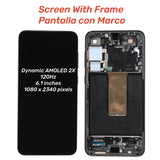 Replacement AMOLED Display Touch Screen With Frame for Samsung Galaxy S23 SM-S911B