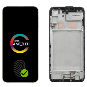 Pantalla táctil AMOLED de repuesto con marco para Samsung Galaxy A24 4G A245 SM-A245