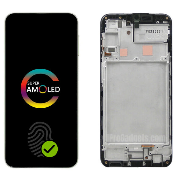 Ersatz-AMOLED-Display-Touchscreen mit Rahmen für Samsung Galaxy A24 4G A245 SM-A245