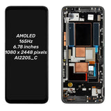 Replacement AMOLED Display Touch Screen With Frame For Asus ROG Phone 7 AI2205_C / ROG Phone 7 Ultimate