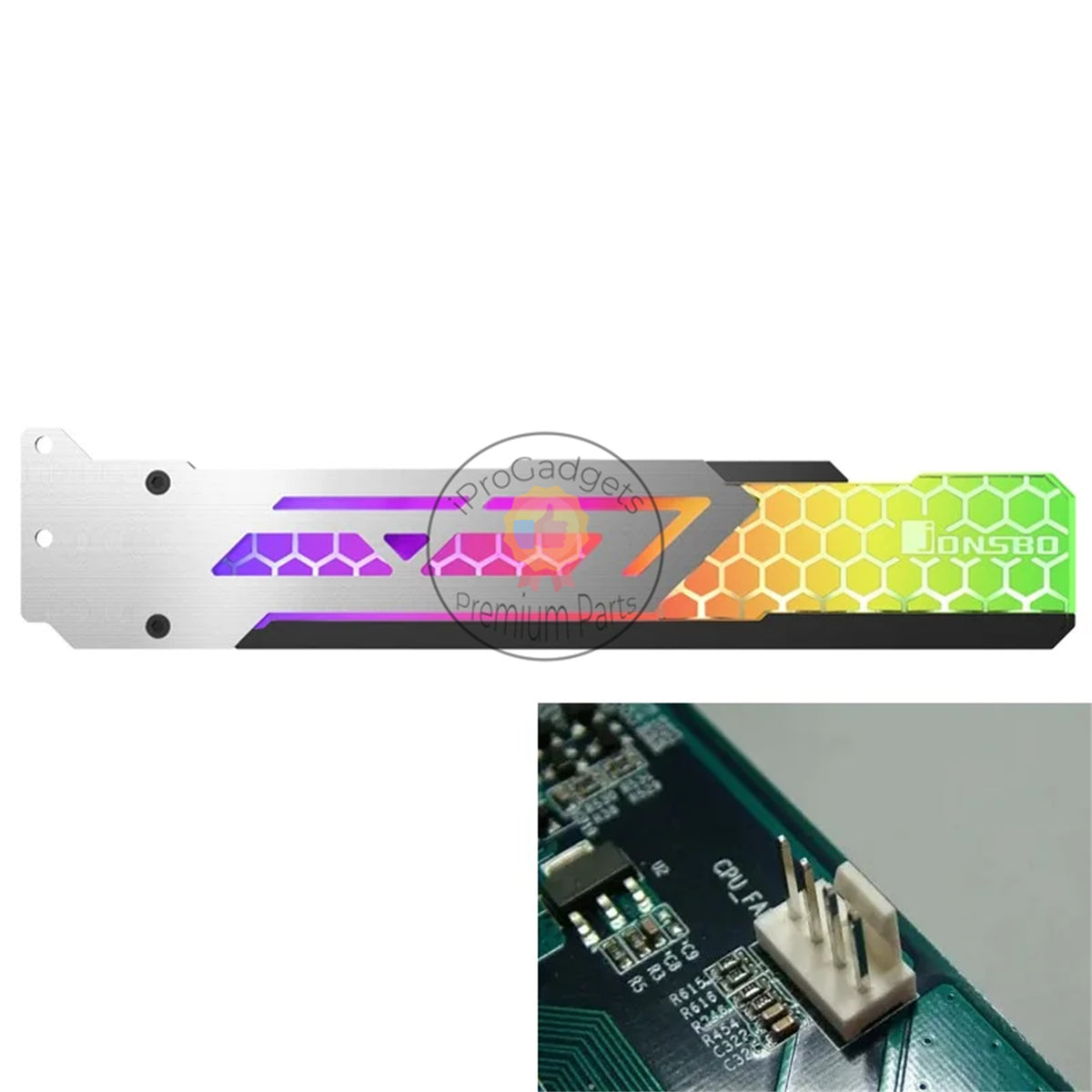 Jonsbo VC-3 Graphics Card Color Version Luminated Bracket LED Automatic ...
