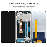 Replacement LCD Display Touch Screen With Frame for OPPO A15 CPH2185 A15S CPH2179