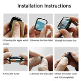Para Apple Watch Glass con funda protectora de pantalla Ultra parachoques