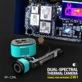 RF4 RF-C39L Dual Spectrum Thermal Imager With Fixed Bracket Infrared Thermal Imaging Mobile Phone Detection and Repair
