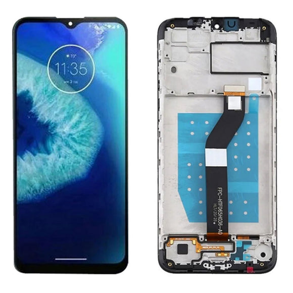 Replacement LCD Display Touch Screen With Frame For Motorola Moto G8 Power Lite XT2055-2