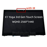Replacement Full Display for Lenovo ThinkPad X1 Yoga 3rd Gen 14.0-inch WQHD LCD Touch Screen Assembly 01YT248 01AY036