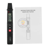 FY8861 Wood Moisture Meter Digital Wood Moisture Detector Professional 2 Pins Wood Humidity Tester Pen-Type Portable Timber