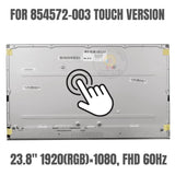 Replacement New LCD Display Touch Screen for HP EliteOne 800 G3 AIO 854572-003 23.8 inch LED Panel Touchscreen Version