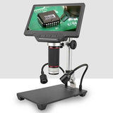 AiXun Digitalmikroskop DM21 7 Zoll HD-Display 5X-528X Biologisches Mikroskop Digitale Messung