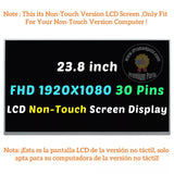 Ersatz-LCD-Bildschirm für Dell Inspiron 24 3464 23,8 Zoll AIO FHD Display Panel Nicht-Touch-Version