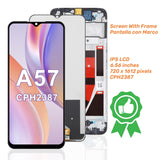 Ersatz-LCD-Display und Touchscreen mit Rahmen für OPPO A57 4G CPH2387