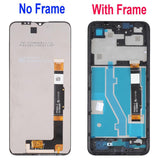 Pantalla táctil LCD de repuesto con marco para TCL 30E 30 E 6127A 6127l 305 306 6102H 6102D