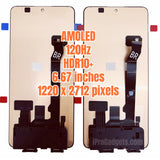 Replacement New Display for Xiaomi Poco X7 Pro 5G 2412DPC0AG 120Hz AMOLED Touch Screen Assembly