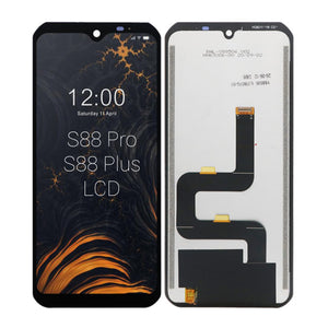 Pantalla Táctil LCD de Repuesto para Doogee S88 Pro / S88 Plus Negra
