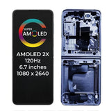 Replacement AMOLED Display Touch Screen With Frame For Samsung Galaxy Z Flip4 F721B  SM-F721B