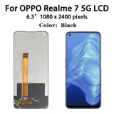 Replacement LCD Display Touch Screen for OPPO Realme 7 5G RMX2111 Black