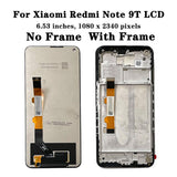 Replacement LCD Touch Screen With Frame For Xiaomi Redmi Note 9T 5G M2007J22G Redmi Note 9 5G M2007J22C