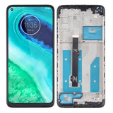 Pantalla táctil LCD de repuesto con marco para Motorola Moto G8 XT2045-1
