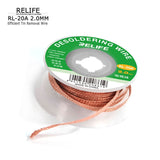 RELIFE RL-20A Soldering Tape Efficient Tin Removal Wire