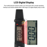 FY8861 Wood Moisture Meter Digital Wood Moisture Detector Professional 2 Pins Wood Humidity Tester Pen-Type Portable Timber