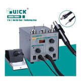QUICK 706W+ 2 in 1 SMD Hot Air Rework & Soldering Station (110V/220V)