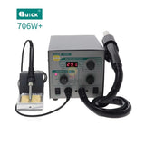 QUICK 706W+ 2 in 1 SMD Hot Air Rework & Soldering Station (110V/220V)