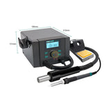 QUICK 8786D+ 2-in-1 Soldering & Hot Air Rework Station