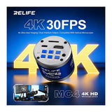 RELIFE MC4 HD Industrial Video Microscope Camera for PCB Inspection