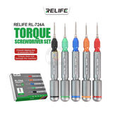RELIFE RL-724A Precision Torque Screwdriver Set 5 PCS for Phone Repair