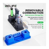 RELIFE RL-001K Screwdriver Storage Box 500C Silicone Blue Grey