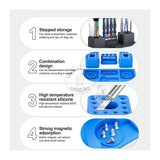 RELIFE RL-001K Screwdriver Storage Box 500C Silicone Blue Grey