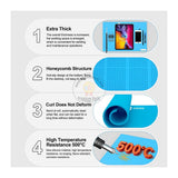 SUNSHINE SS-004F Heat Insulation Silicone Mat for Phone PCB Repair
