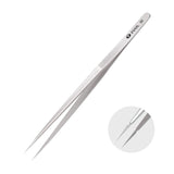 2UUL TW01 Hand Finish 3D Straight Head Tweezer Anti-static Forceps Precision Mobile Phone Mainboard Motherboard Repair Tweezers