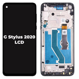 Ersatz für Moto G Stylus 2020 XT2043 XT2043-4 LCD-Display Touchscreen Montage mit Rahmen Schwarz