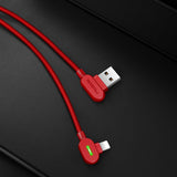 McDodo CA‑4670 90° USB Cable LED Cord for iPhone 1.2m