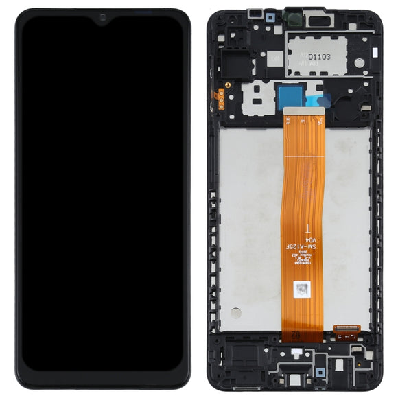 Replacement for Samsung Galaxy A12 2020 A125F A125M LCD Display Screen Touch Screen With Frame Assembly