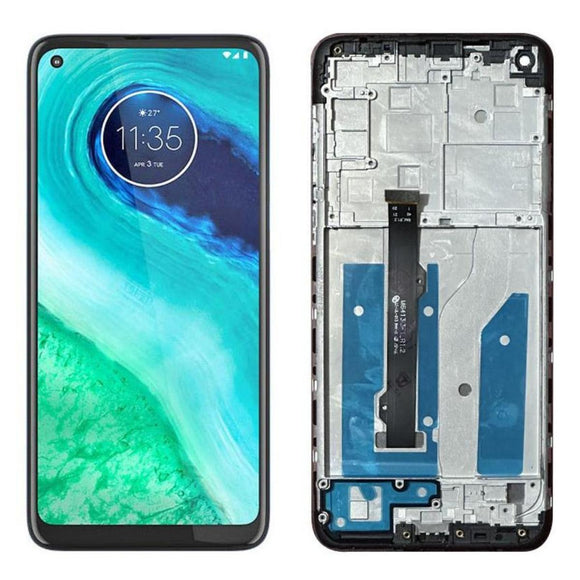 Replacement LCD Touch Screen With Frame For Motorola MOTO G Fast XT2045-3