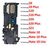 Reemplazo para Samsung Galaxy S9 S10 S10e S20 Fe Plus S21 Note 8 10 20 Plus altavoz timbre zumbador Cable flexible 