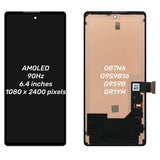Reemplazo para Google Pixel 6 GB7N6 G9S9B16 G9S9B Pantalla AMOLED pantalla táctil con montaje de marco