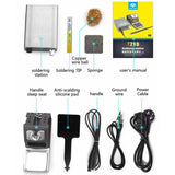 Estación de soldadura OSS T210, 75W, pantalla LED, apagado automático, 2S, calentamiento rápido, fusión de estaño, herramienta de soldadura para reparación de teléfonos