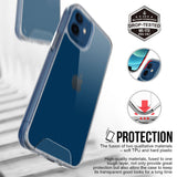 Funda transparente para teléfono iPhone 13 Pro Max Mini Space, carcasa transparente, parachoques, fundas acrílicas de alta dureza
