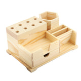 MG-1088 Mobile Phone Screwdriver Tweezer Repair Tools Wooden Storage Box