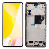 Replacement AMOLED Display for Xiaomi 12 Lite 5G 2203129G Touch Screen Digitizer With Frame Assembly