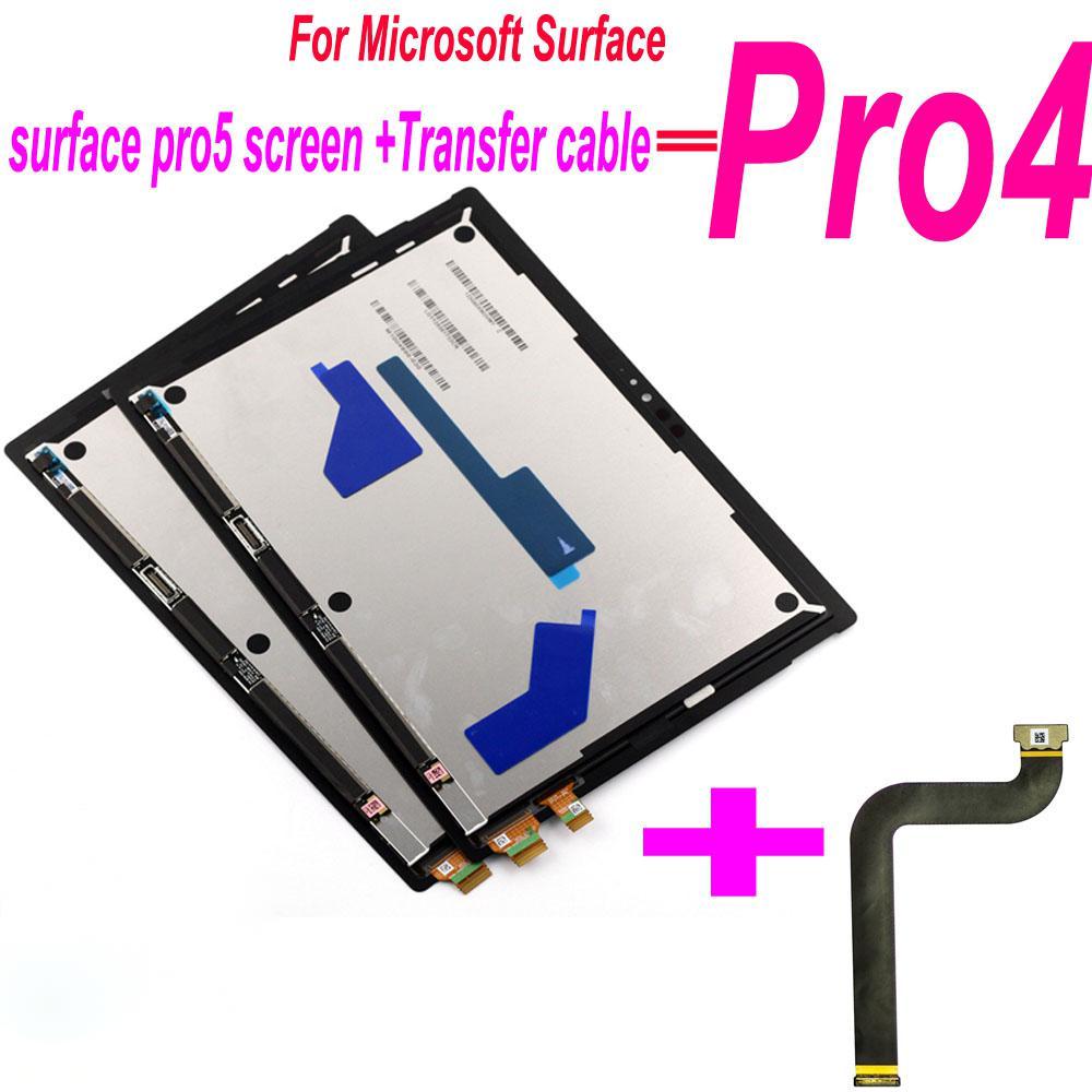 ZAHARA Cavo Flessibile LCD E Touch Con LED – Ricambio Per Microsoft Surface Pro 5/6/7 (1796, 1807, 1866) – M1003336 / M1003333