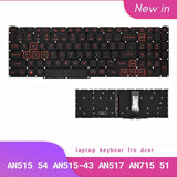 Replacement For Acer Nitro 5 AN515 AN515-54 Nitro7 Nitro 7 AN715 51 AN715-51 English Keyboard Parts Original