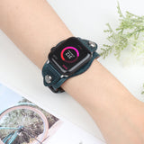 For Apple Watch Cuff Band Strap for iWatch Bracelet Wrist Leather Watchband